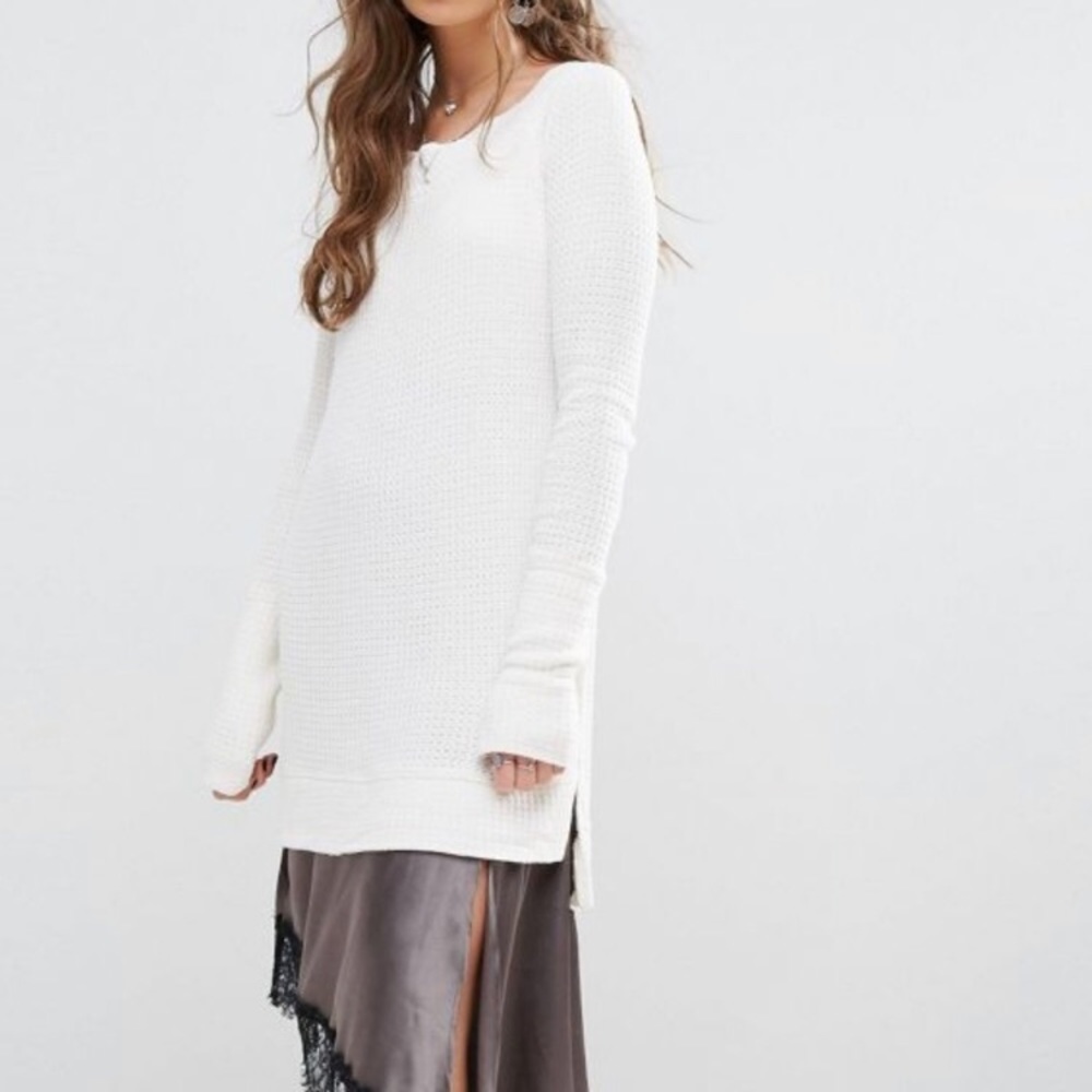 Free People Thermal Dress / Top Ivory M